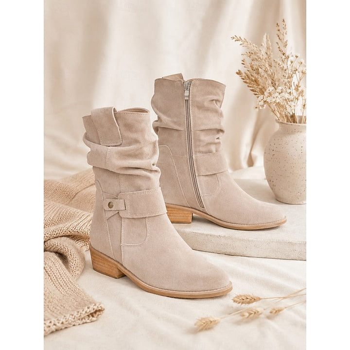 Tessa | Slouchy Buckle Enkellaarsjes