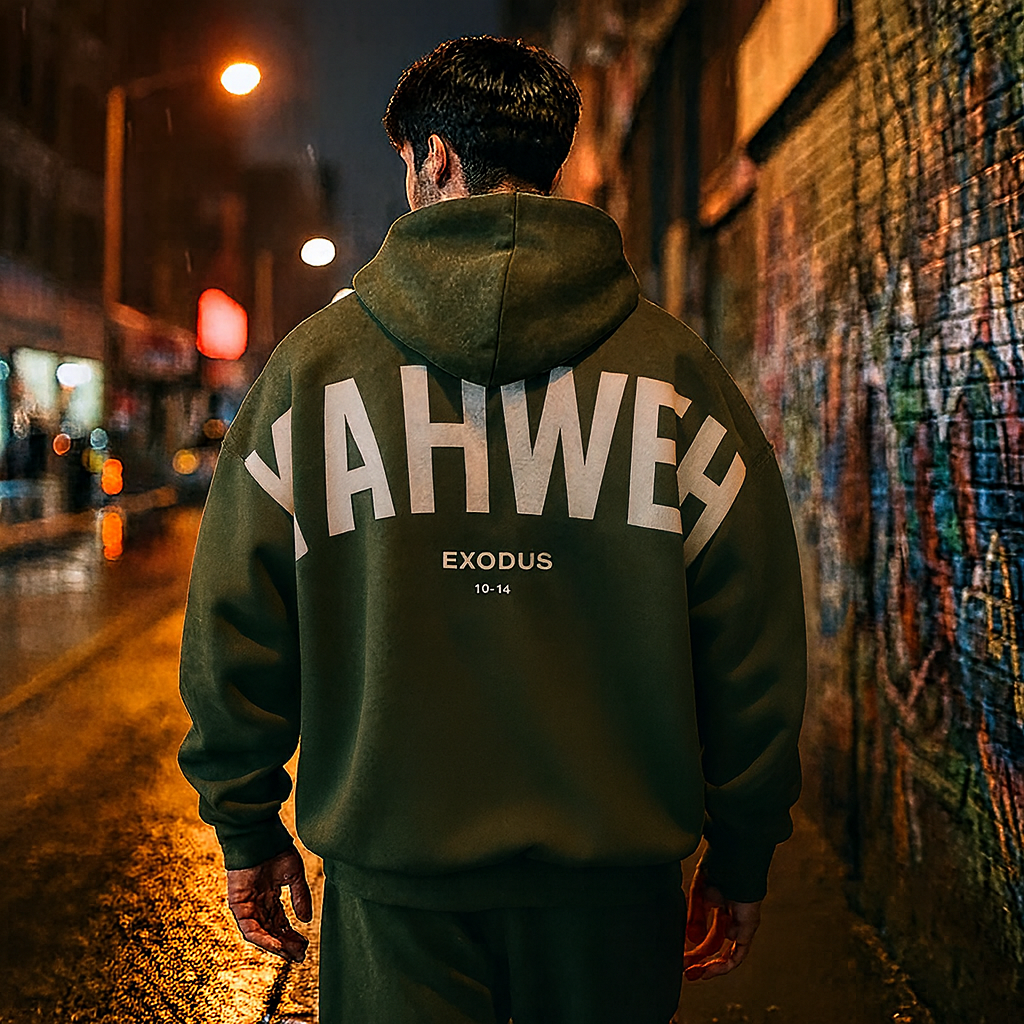 Yahweh Getuigenis Hoodie - Streetwear die jouw geloof spreekt
