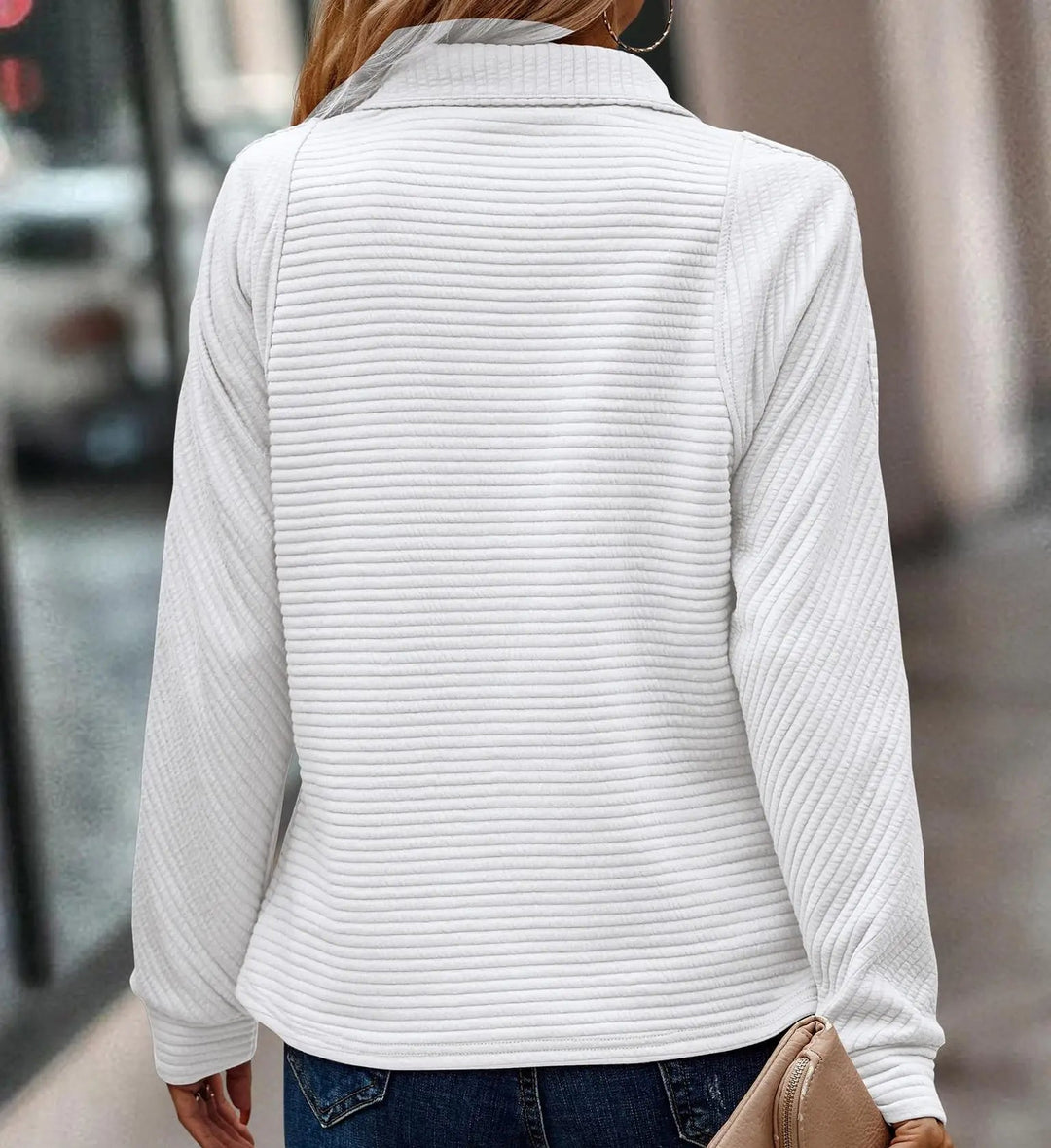 Yasmine | Geribbelde Oversized Zekerheid Sweater