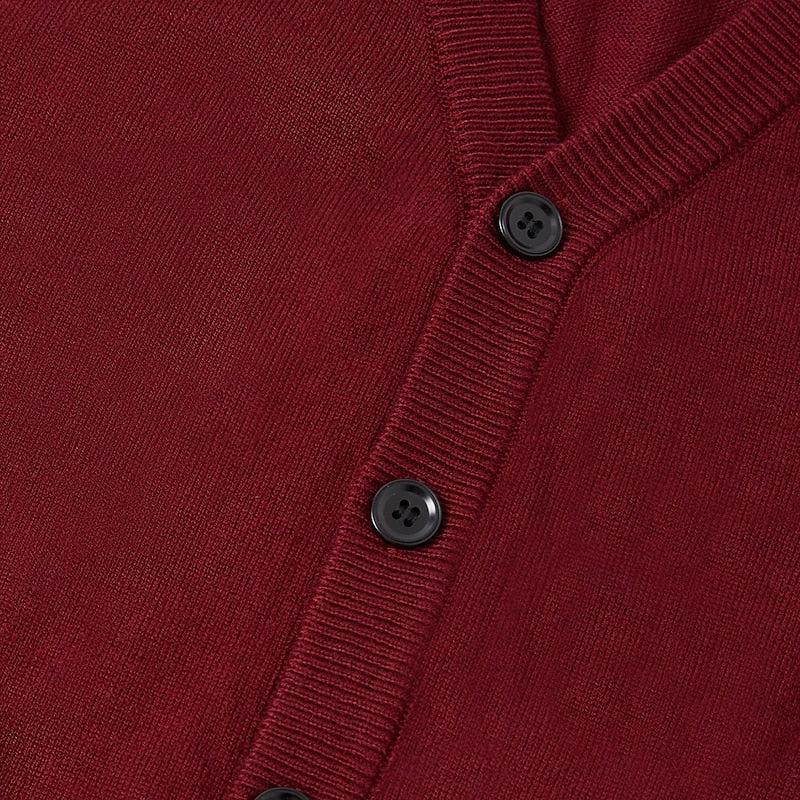 Leonard | Knop V-Hals Sweater Vest