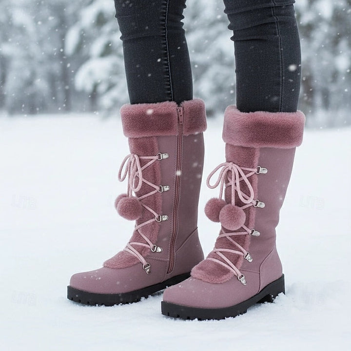 Sabrina | Gezellige Laarzen met Veters voor de Winter